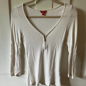 2 Guess shirts one pink one white